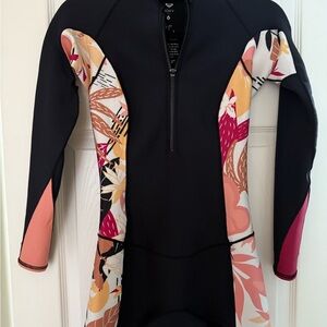 Roxy Women's One Piece Swimsuit - Black and Multicolor